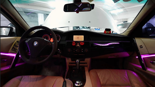 Iluminación Ambiente BMW Serie 5 E60 / E61 — Kit Pre-LCI Premium