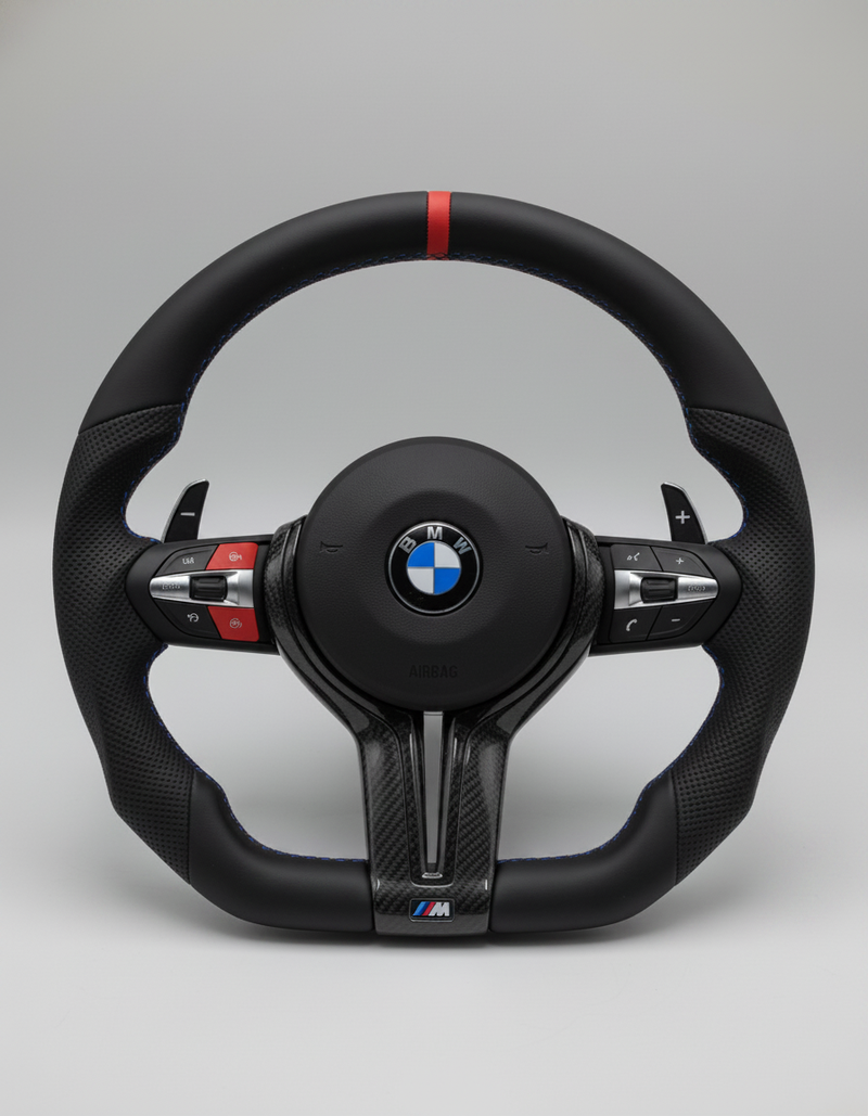 Volante M Sport F-Series Cuero Rojo