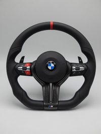Volante M Sport F-Series — Cuero Rojo
