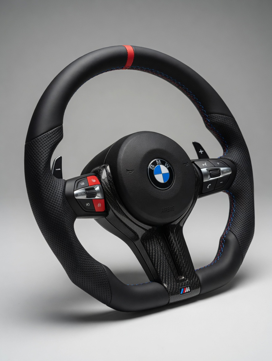 Volante M Sport F-Series — Cuero Rojo