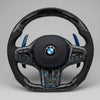 Volante M Performance G-Series — LED Carbono Forjado Azul