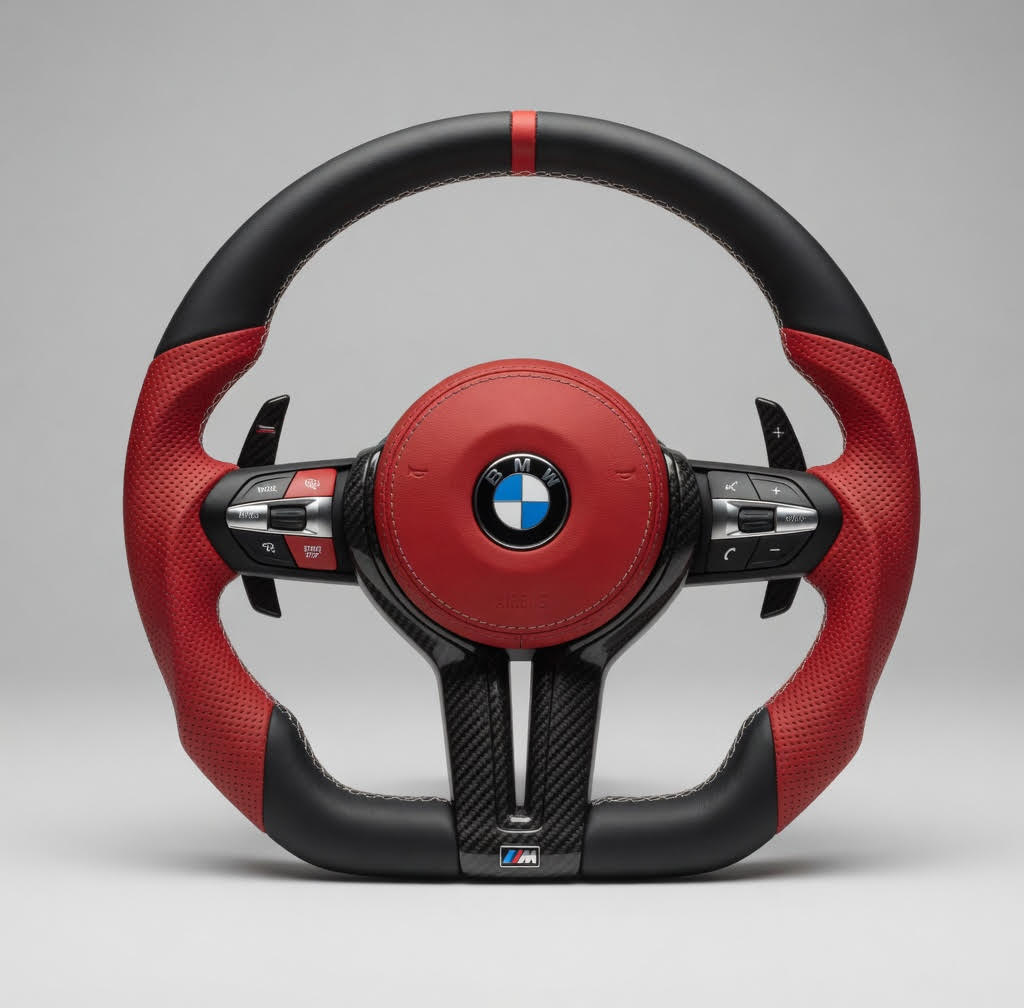 Volante BMW M Sport F-Series Carbono Franja Azul M Sport