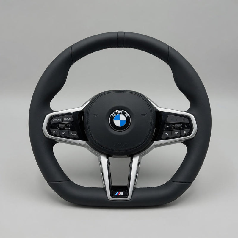 Pack DUO Cuero Negro Clásico M17 - 2 Volantes BMW G-Series con airbags