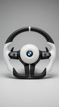 Volante M Sport F-Series — Cuero Blanco Premium