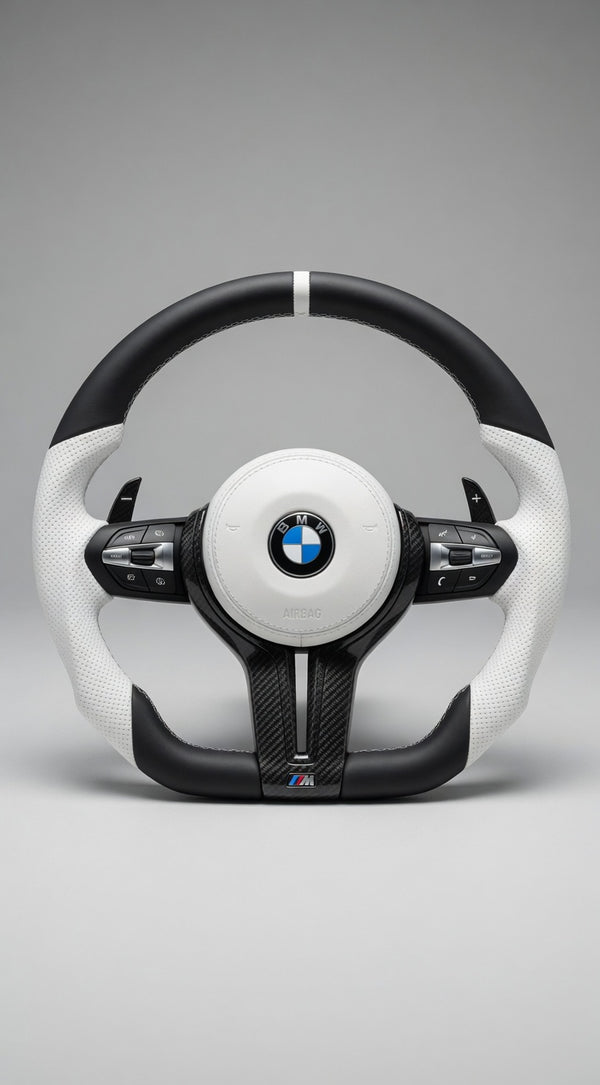 Volante M Sport F-Series — Cuero Blanco Premium